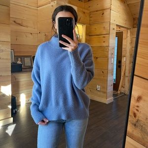 Lulu's "Warm Me Up" Oversized Turtleneck Sweater